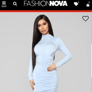 Fashion Nova NWT
Mark My Words Mock Mini Dress